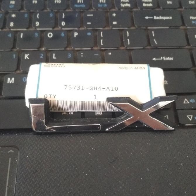 LOGO LX BELAKANG HONDA GRAND CIVIC IMITASI BAHAN PLASTIK BEST QUALITY