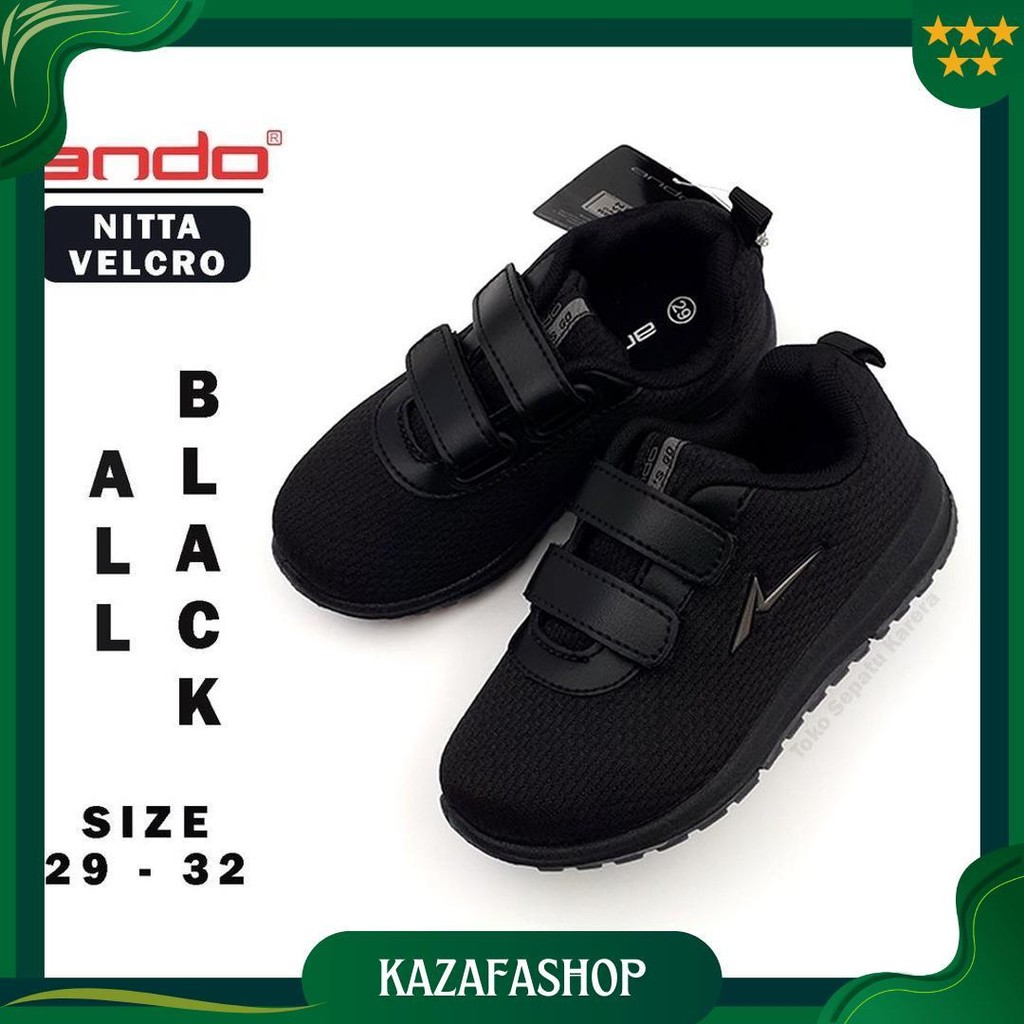 Sepatu Sekolah Ando Adrina Josie Nitta Original Sneakers Pria Wanita Junior Sporty Casual Trendy Ori