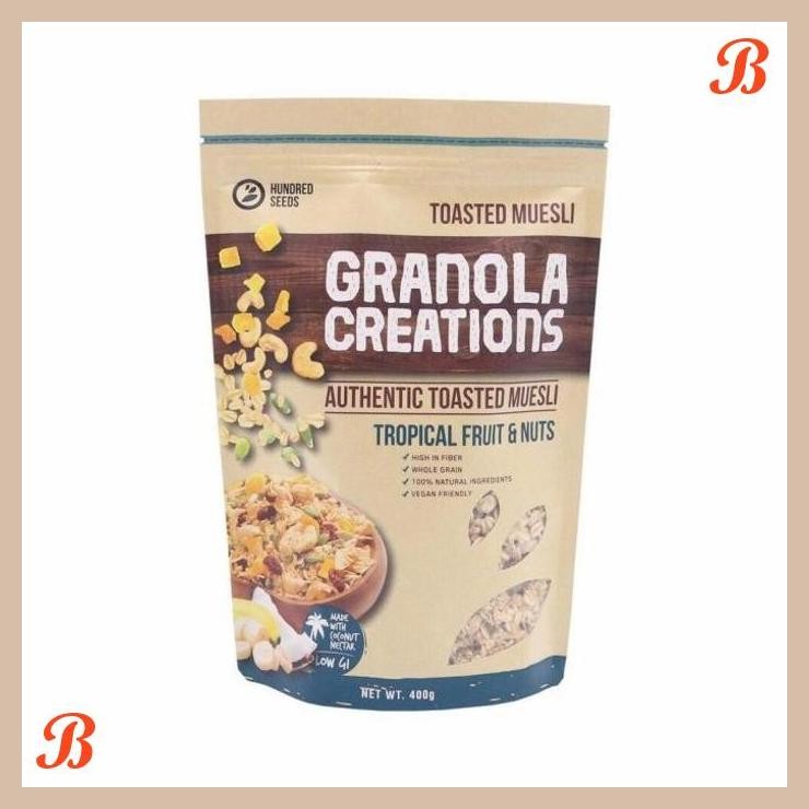 

| RMP | GRANOLA CREATION 400GR - TROPICAL FRUIT & NUTS