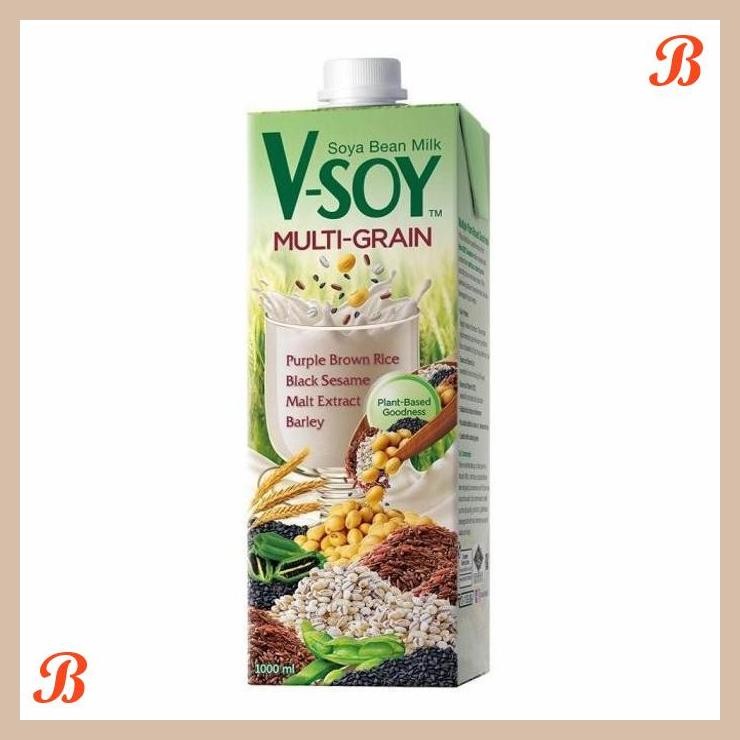 

| RMP | VSOY SOYBEAN MILK SUSU KEDELAI MULTI GRAIN 1L GOJEK GRAB