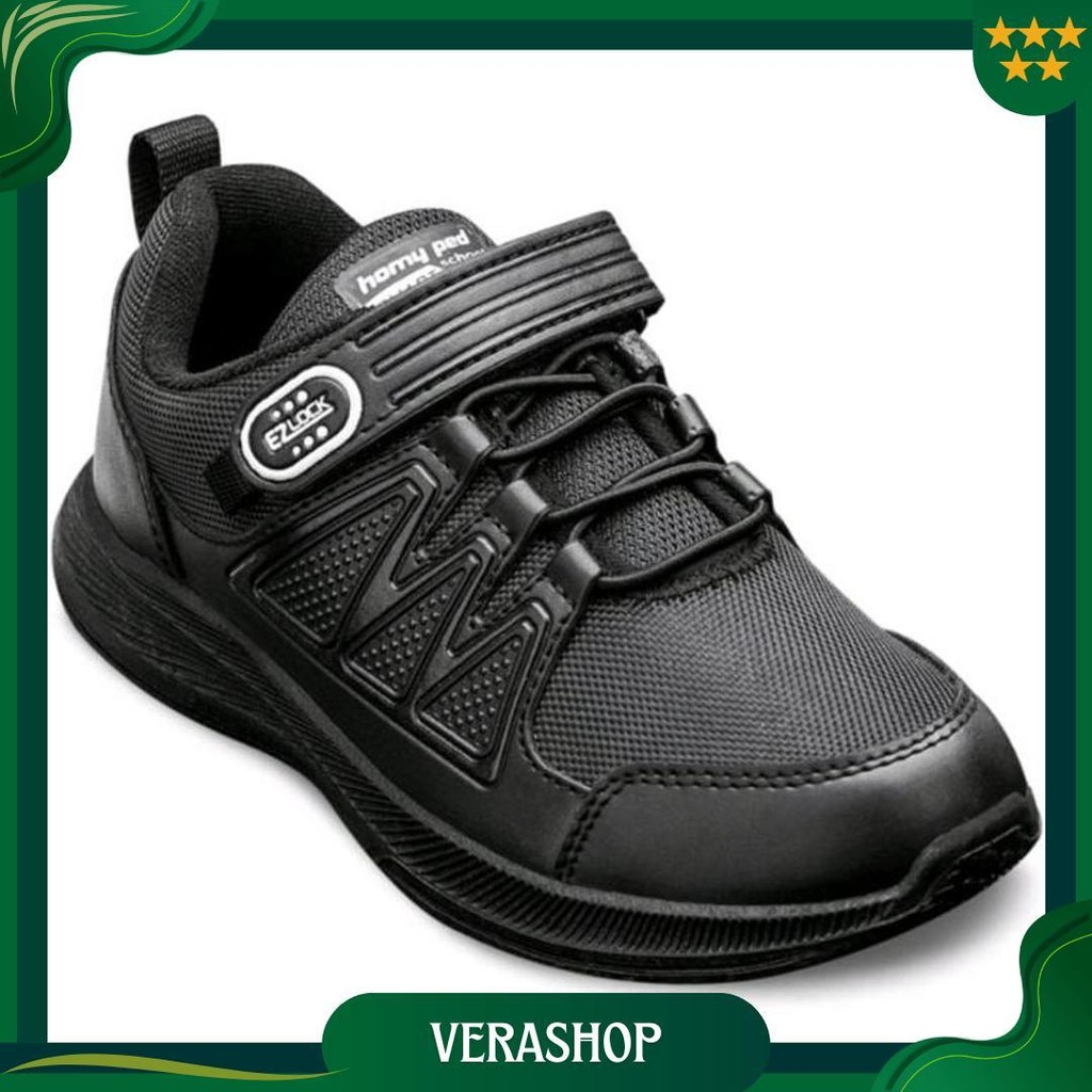 Sepatu Sekolah Anak Sd Hitam Polos Hitam Putih Homyped Original Terbaru Dan Terlaris Top Edisi Berku