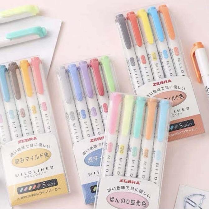 

Murah!! Zebra Mildliner Set 5 Warna