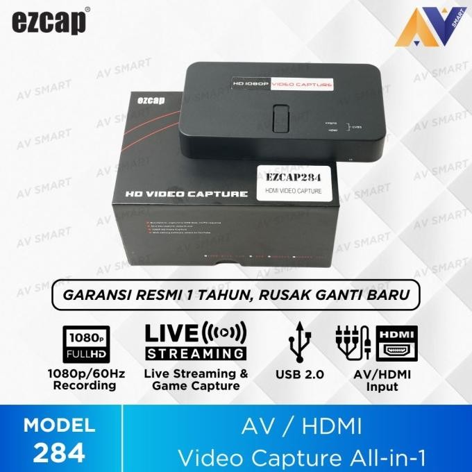 Ezcap284 / Ezcap 284 Video Capture Record To Usb Disk Hd 1080P New Stok