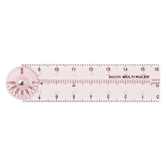 

Promo!! Midori Foldable Ruler 16Cm Protractor Transparent Penggaris Lipat Busur Kecil