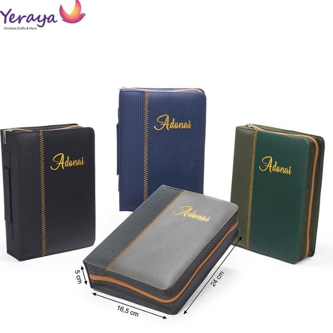 

Sampul Alkitab + Sampul Kidung Jemaat Besar - Adonai Cover Tas Buku bs