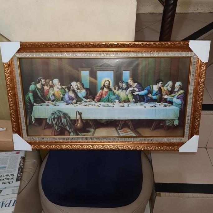 Lukisan perjamuan kudus 3dimensi HFS