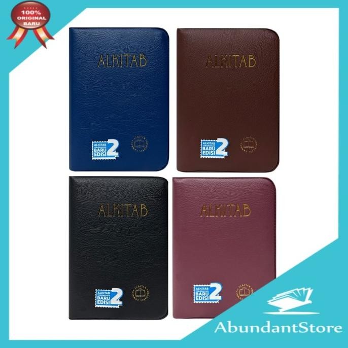 

Alkitab Manula Lansia Ukuran Besar Sampul Resleting - TB2 064 SL - LAI bs