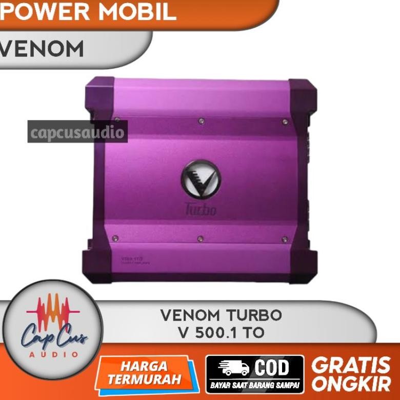 POWER MONOBLOCK VENOM TURBO V 500.1 TO / MONOBLOCK CAR AMPLIFIER VENOM