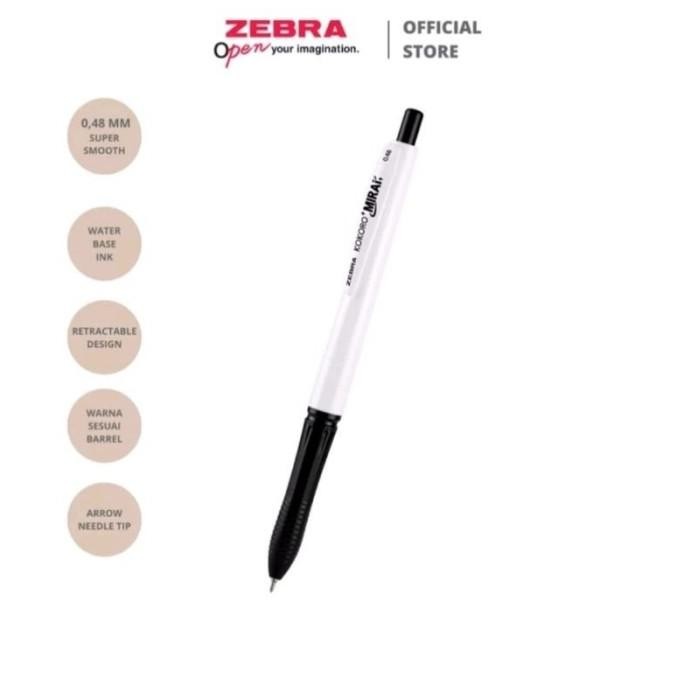 

Diskon!! Zebra Gel Pen Pulpen Kokoro Mirai - 0.48 Mm