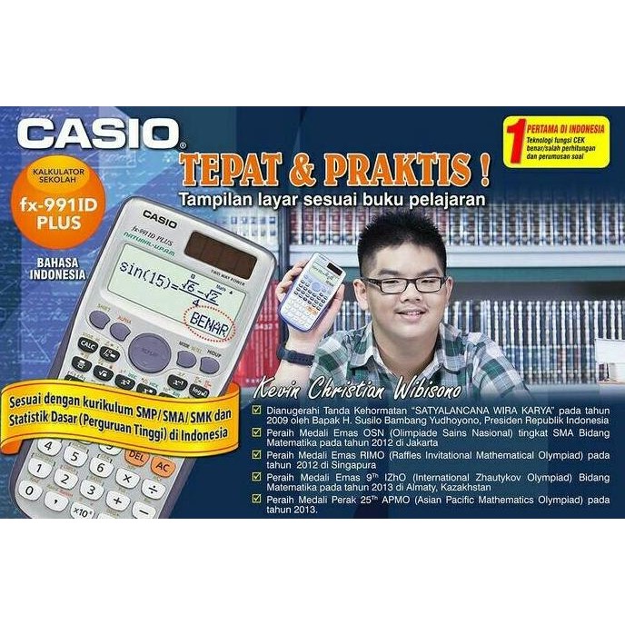 

CASIO SCIENTIFIC FX 991ID PLUS ORIGINAL GROSIR