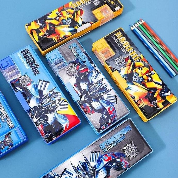 

Murah!! Kotak Pensil Anak Laki Laki Kode Sandi Pencil Case Tempat Pensil Transformer Password Magnet Tempat Pensil Laki Laki