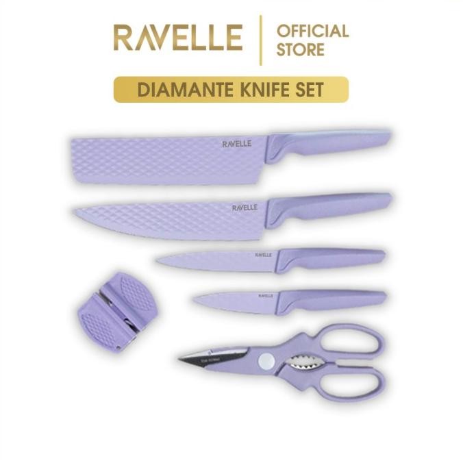 Sale Ravelle Pisau Set Like Stein/Ravelle Jewel Knife Set + Talenan