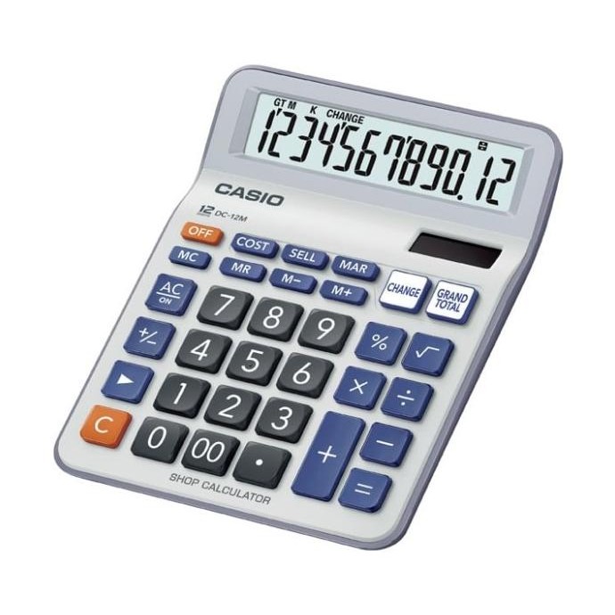 

TERMURAH - Calculator Casio DC-12M Kalkulator Toko Shop Desktop 12 Digits