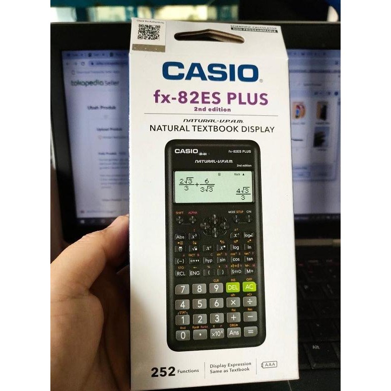 

TERBARU - kalkulator casio scientific fx-82es plus fx82es plus ori original asli