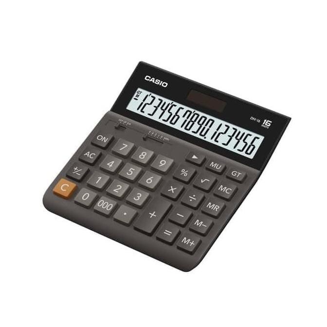 

BEBAS ONGKIR - Kalkulator Casio DH-16 DH 16 16 DIGIT SOLAR POWER