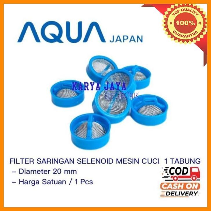 [KJE] FILTER SARINGAN SELENOID MESIN CUCI AQUA 1 TABUNG | SARINGAN SELENOID MESIN CUCI AQUA