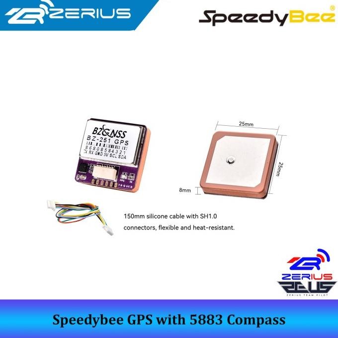 SpeedyBee BZGNSS BZ-251 GPS Module with Compass Module 5833