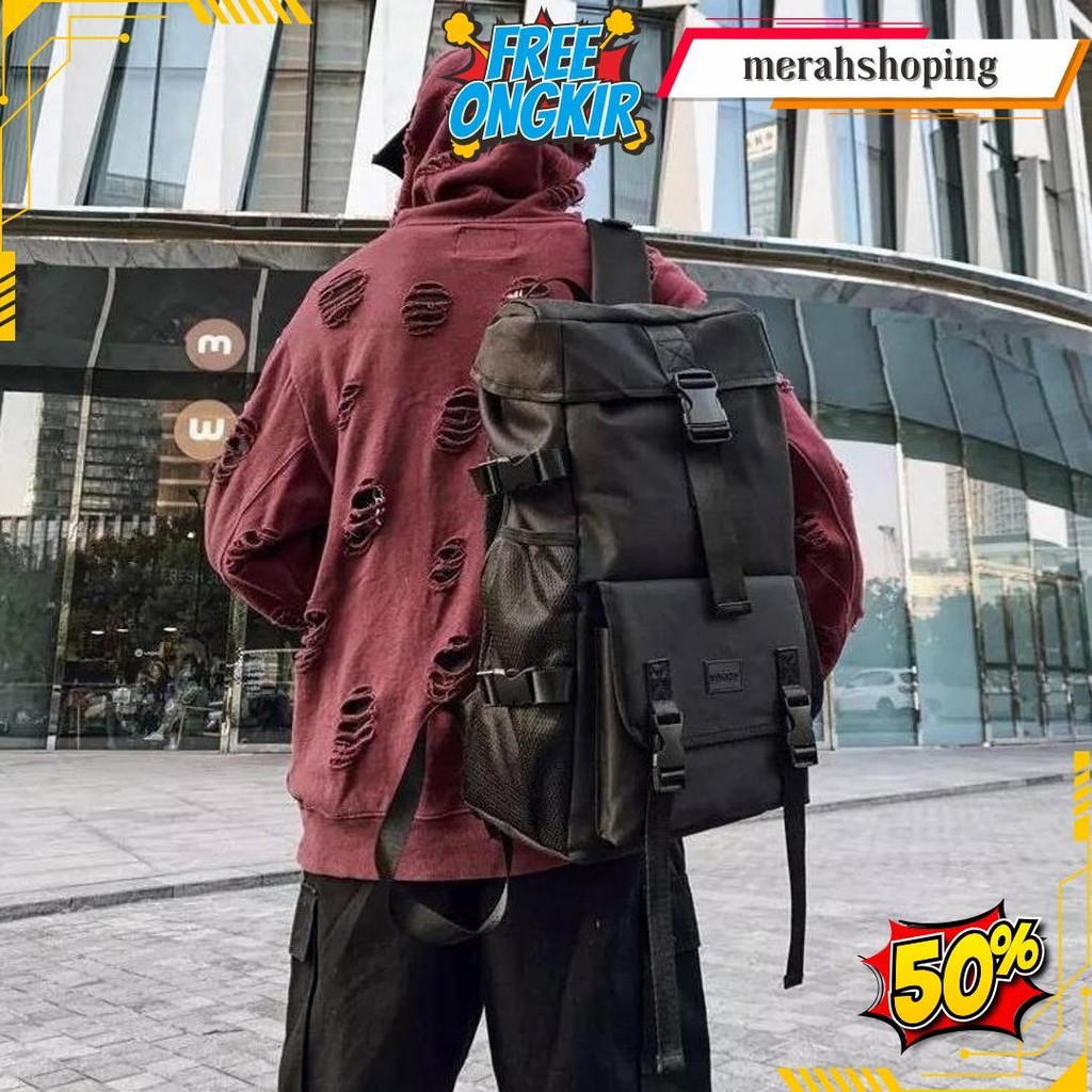 Senio.Id - Sale Promo Tas Ransel Pria Rdn 015 Ransel Backpack Keren Tas Distro Bandung Nb-Tp F7B5 Ta