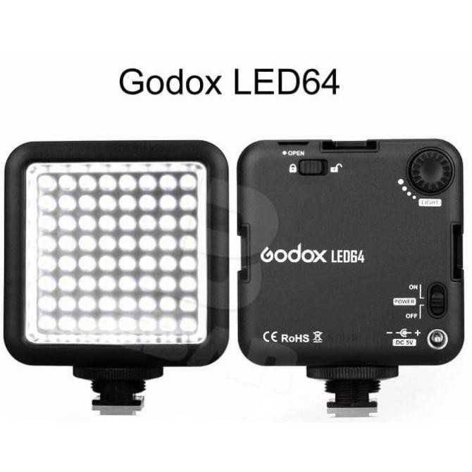 Murah Godox Led64 - Godox Led 64 - Godox Video Light Non COD