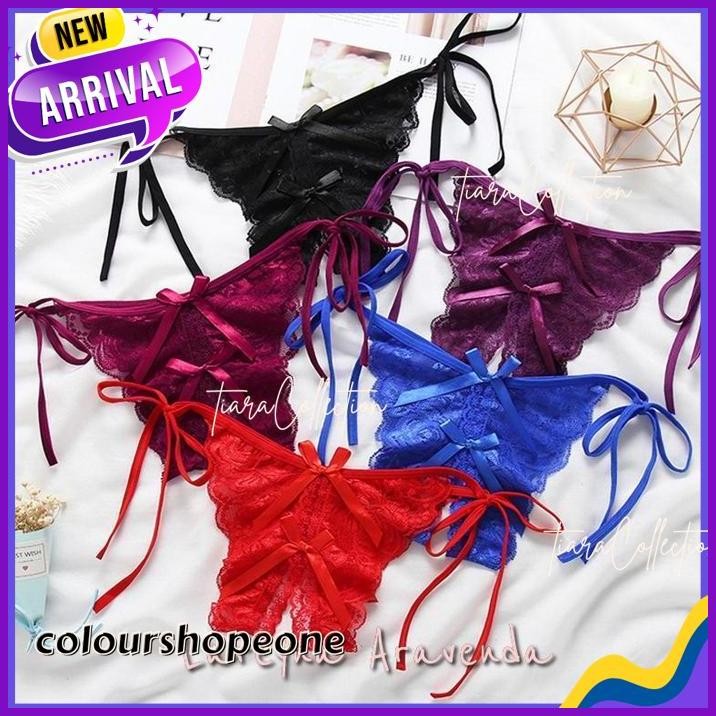 (COD) SEXY OPEN G STRING WANITA TALI CELANA DALAM TRANSPARAN THONG UKURAN BESAR CD020 DIJAMIN GRATIS