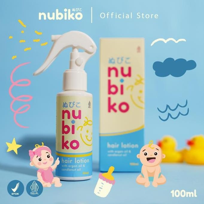 Murah Nubiko Paket Bundling Nubiko Baby Cream + Nubiko Hair Lotion