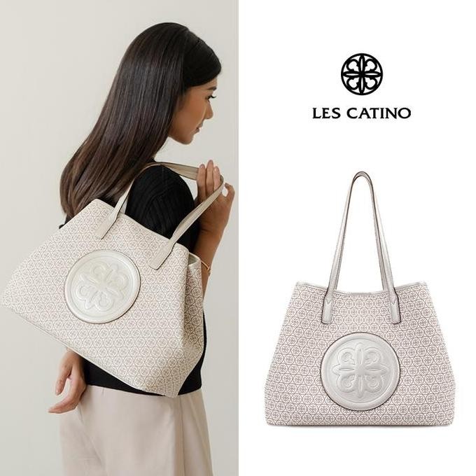 Sale Tas Totebag Les Catino Devica Carry All Monogram