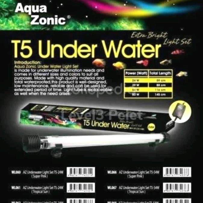 Promo Lampu Tanning Arwana Aquazonic T5 Under Water Aqua Zonic Biru Akuarium
