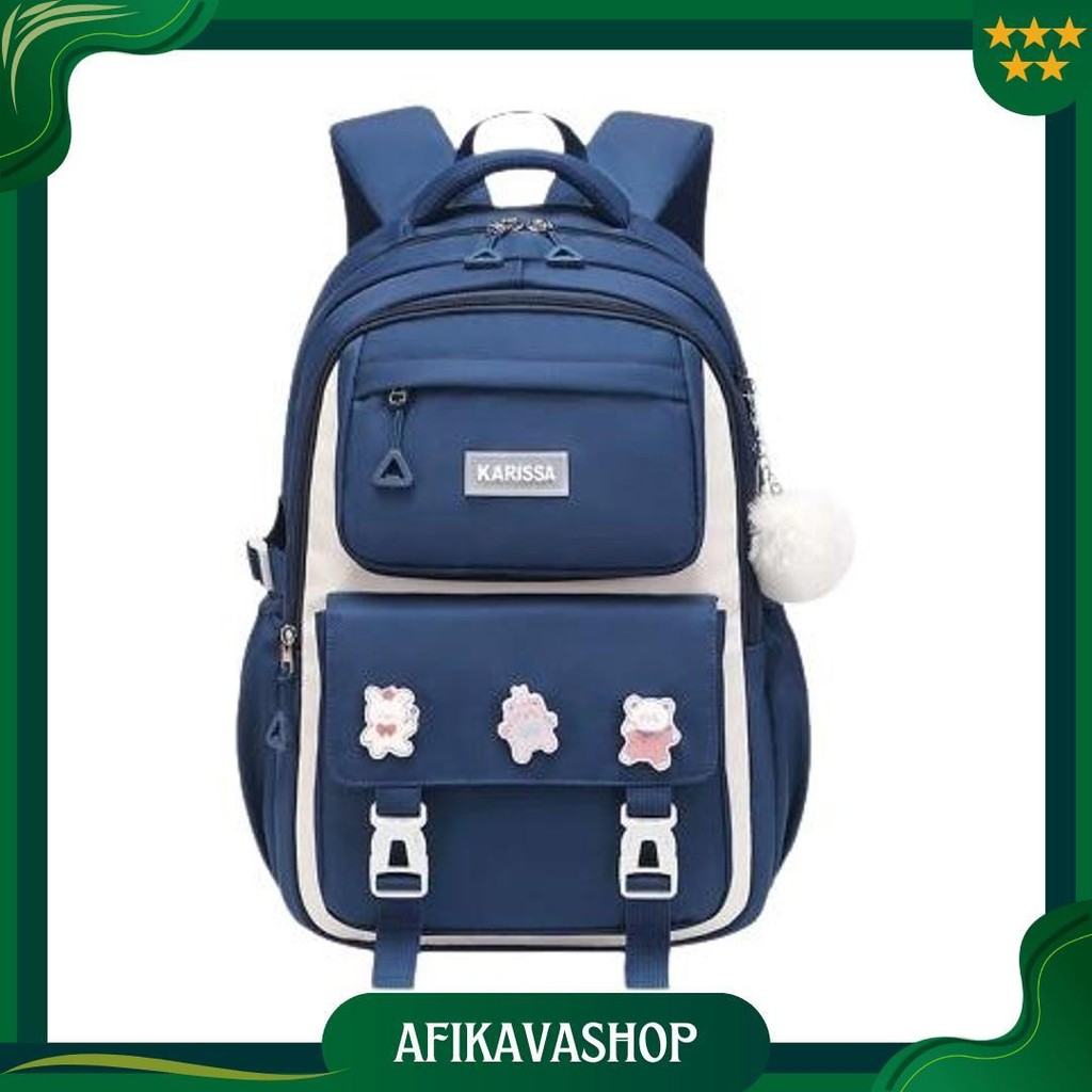 Tas Sekolah Anak Cewek- Tas Sekolah Sd Smp- Tas Ransel Fashion Karisa Ori