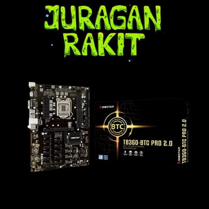 MOTHERBOARD BIOSTAR TB360-BTC PRO INTEL GEN 8/9