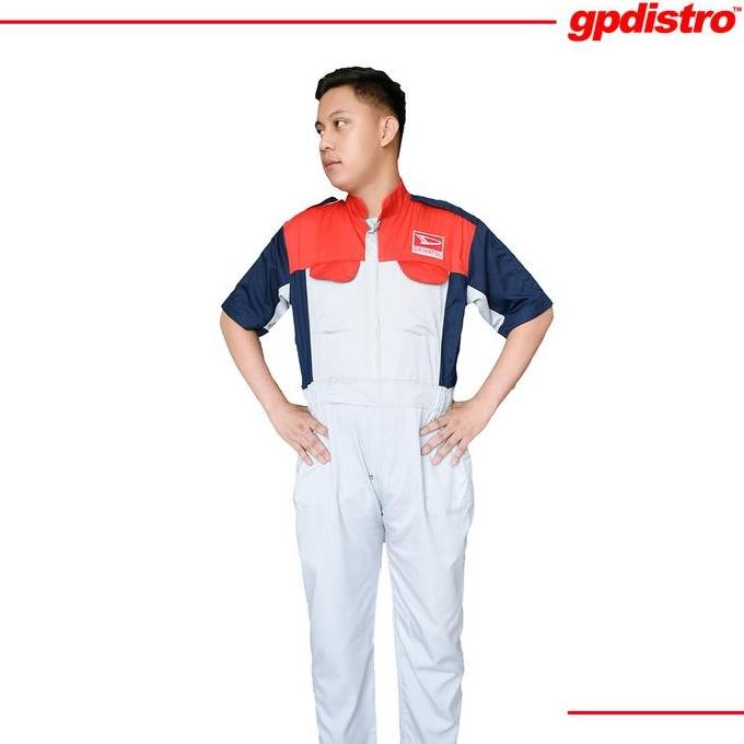Seragam Wearpack Mekanik Bengkel Daihatsu Bordir Kerja
