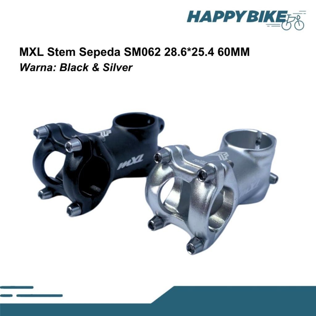 MXL Stem Stang Sepeda Alloy 25,4 60mm MTB Roadbike