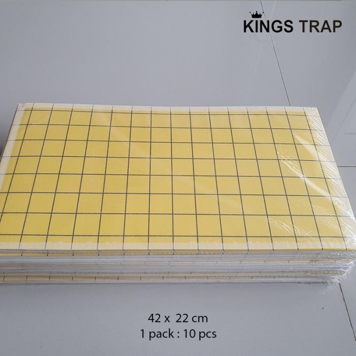 

Gluepad / Lem Lalat / Glue board 42 x 22 cm ( 10 lembar)