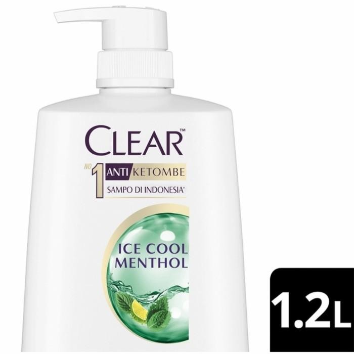 Shampoo Clear Ice Cool Mentol Anti Ketombe 680 ml