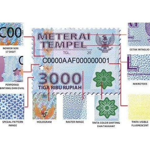 

Kelengkapan Nota 3000