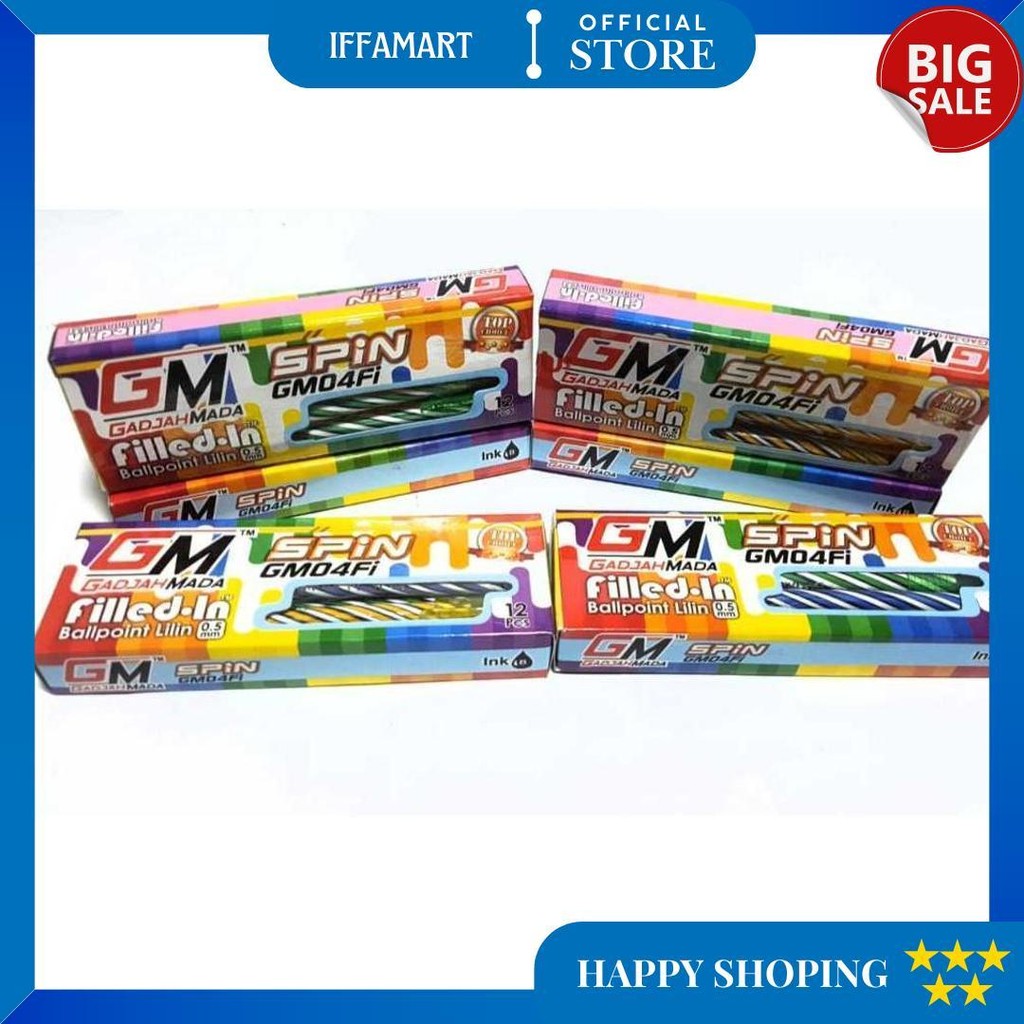 

Harga 1Kotak /12Pcs Pulpen Pelna / Stark Warna Warni 0.7Mm Hitam D Promo Puncak