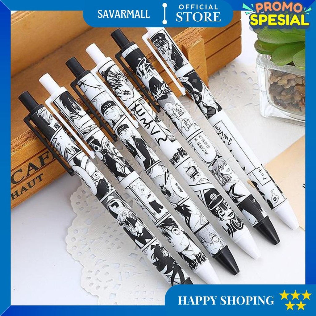 

6Pcs Pena Pulpen Pen Set Cetek Cetekan Gm-St0304 D Promo 4.4