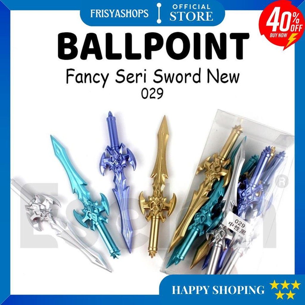

12Pcs Pulpen Gel Fancy / 1 Pak Pulpen Fancy Bentuk D Promo Puncak