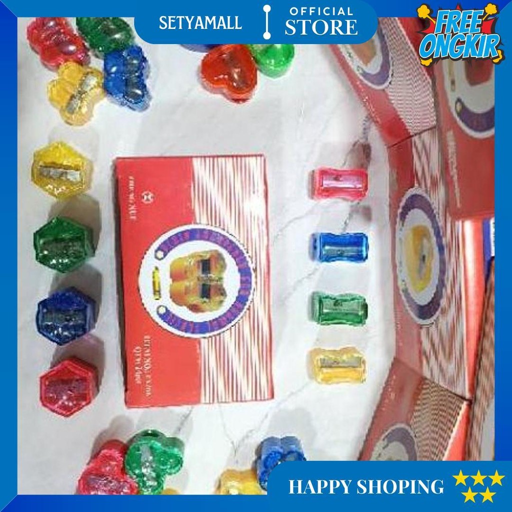 

Serutan Murah (1Box=24Pc)/Serutan Lucu/Serutan Fancy/Rautan Murah/Sharperner/Serutan Warna D Best Seller