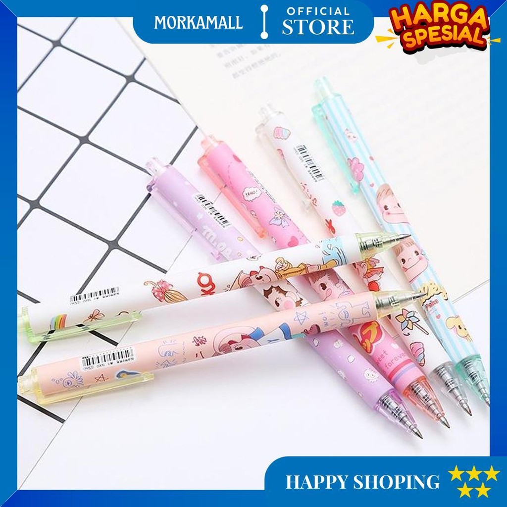 

Murmure.Id | 6Pcs Pulpen Gel Mekanik 0.5Mm / Ballpoint Mekanik Pulpen Set Isi 6 Pcs D Termurah