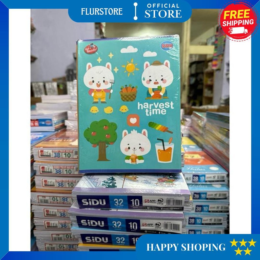 

(10Buku) Buku Tulis Sinar Dunia Sidu 32 Lembar D Sale