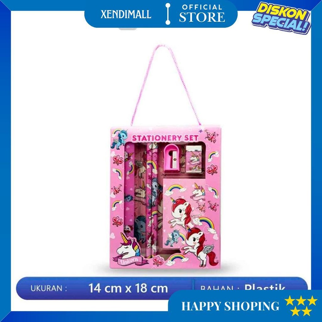 

Alat Tulis / Set Alat Tulis / Paket Alat Tulis Anak Stationery Set Karakter Untuk Tk Dan Sd / Pb Edukasi Anak - Pbnb D Gratis Ongkir