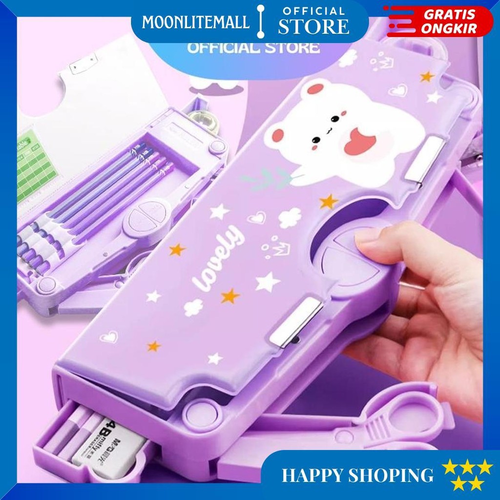 

[Ready] Aimilo Kotak Pensil Anak Perempuan Tempat Pensil Anak Perempuan Kotak Pensil Multifungsi Kado Anak Sd D Promo Puncak