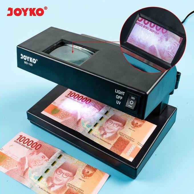 

Terlaris Joyko Counterfeit Money Detector / Mesin Cek Deteksi Uang MD-100 SALE
