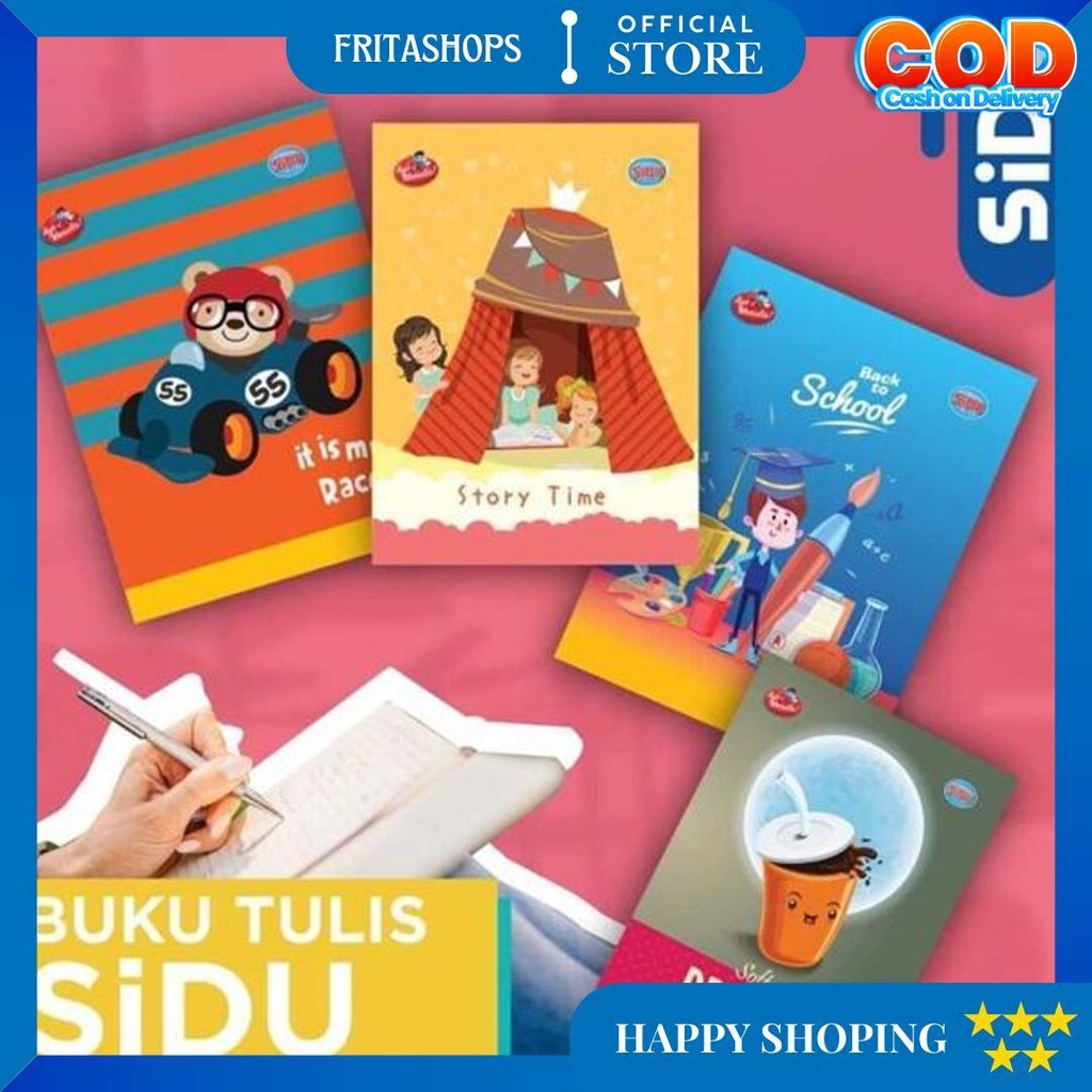 

Buku Tulis Sinar Dunia / Sidu 10X38 Lembar Sidu 38 D Promo Puncak