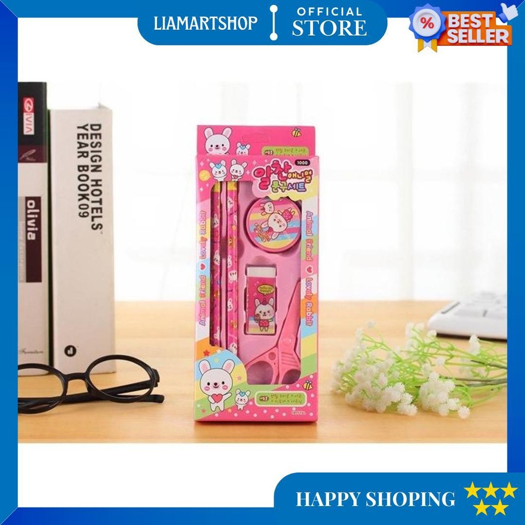 

Alat Tulis Stationary Sekolah Set Paket Alat Tulis 5 In1 Lengkap Kado Souvenir Import Cod D Terlaris