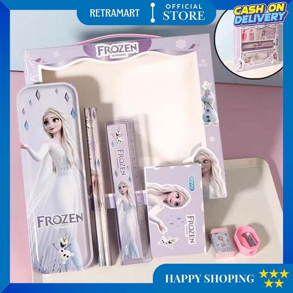 

Voova Stationary Set Kotak Pensil Anak Set Stationery Alat Tulis Kotak Pensil Karakter D Promo 4.4