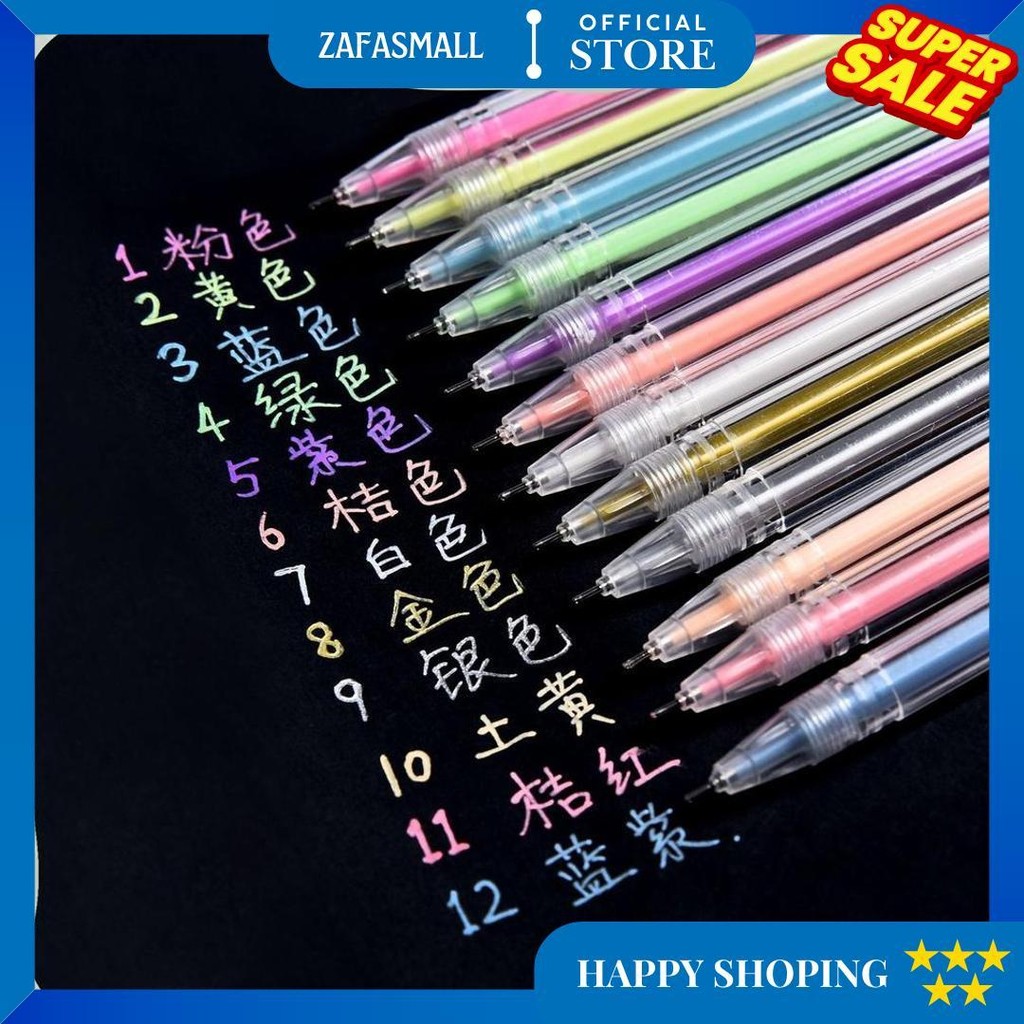 

[Miloli] 12 Pcs Coloring Pen Pulpen Warna - D0007 D Promo 4.4
