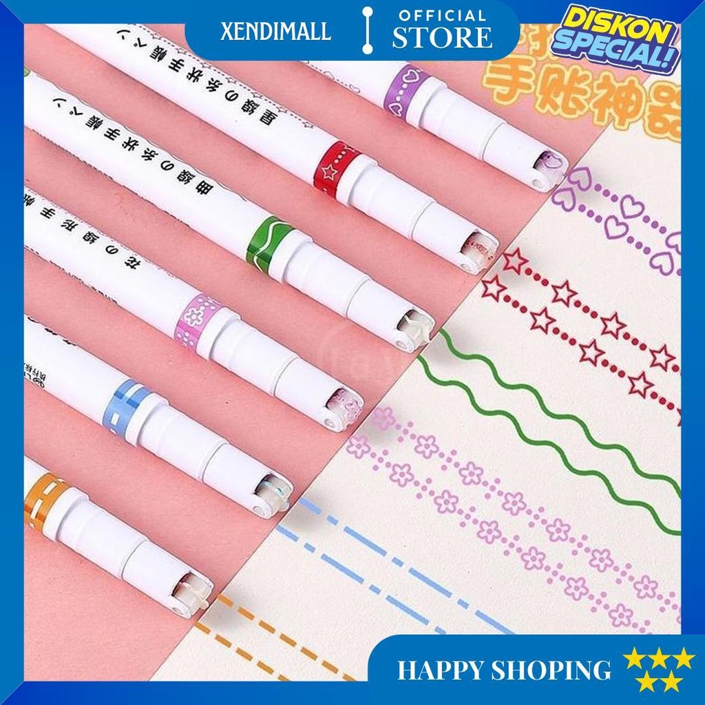 

Sms Spidol Garis Aesthetic Warna Warni Spidol Garis Motif Lucu 1 Set 6 Pcs Pulpen Roller Pen Higlighter Random Spidol Garis Line Marker Alat Tulis Kantor D Promo Puncak