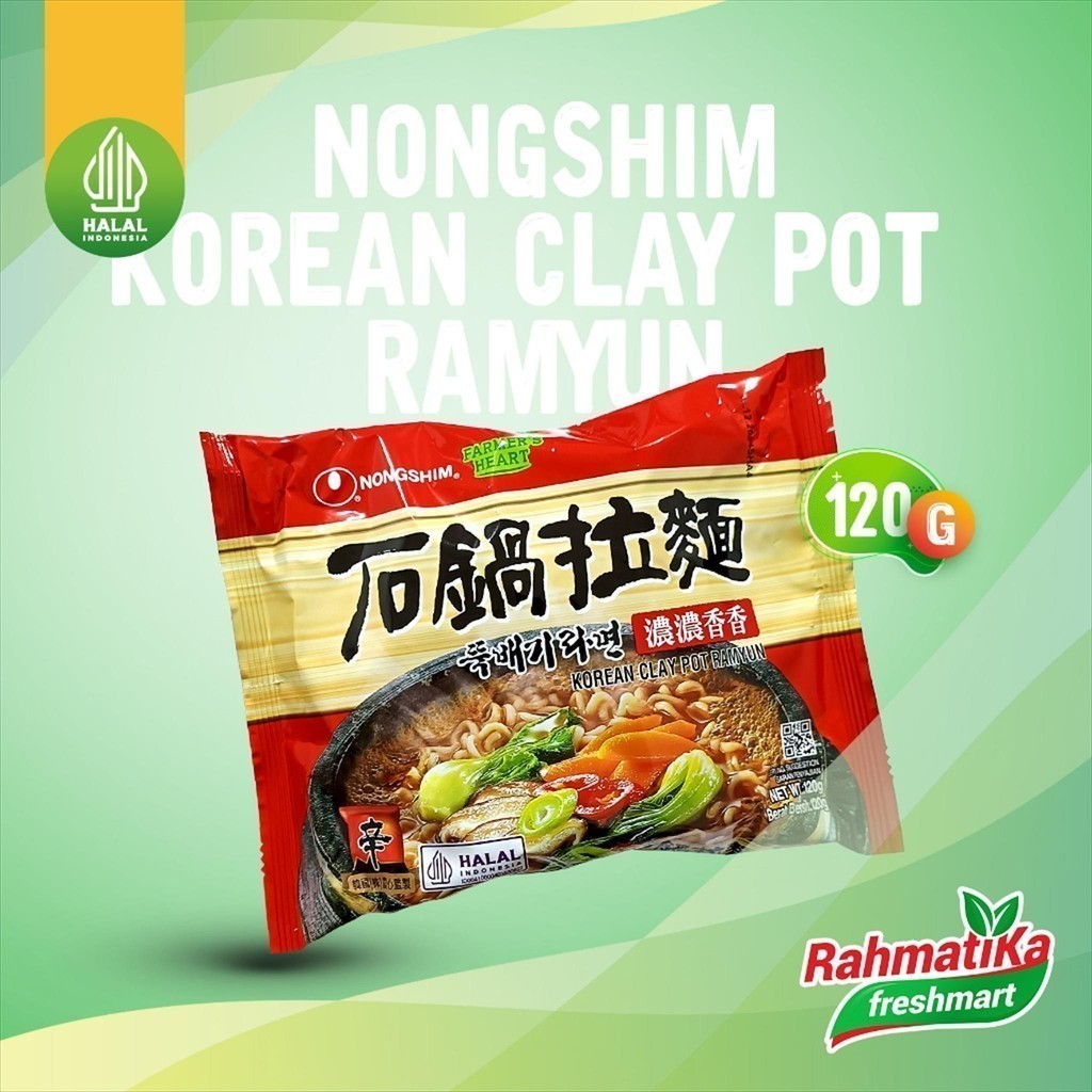 

Nongshim Korean Clay Pot Ramyun / Mie Instan 120 gram