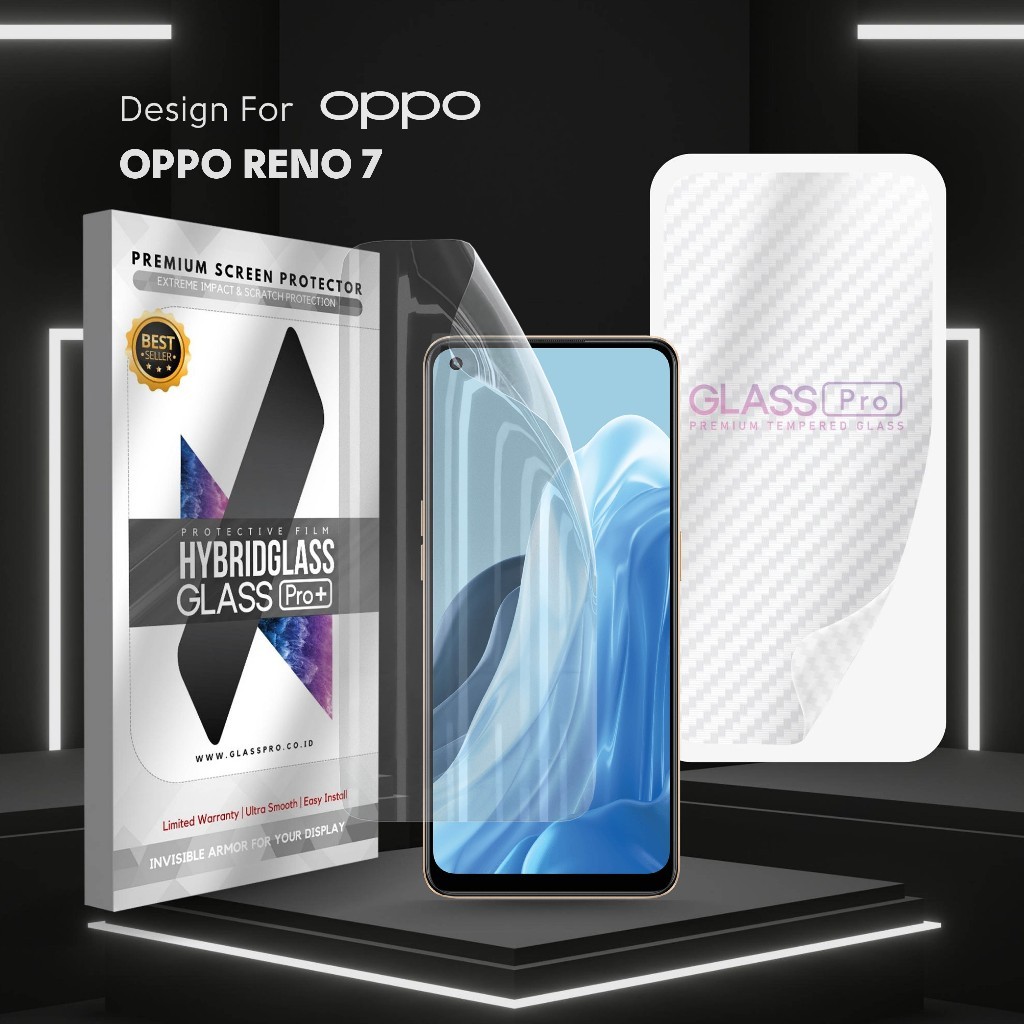 Glass Pro OPPO RENO 7 4G RENO7 4G - Hybrid Glass Hydrogel - Not Tempered Glass Anti Spy